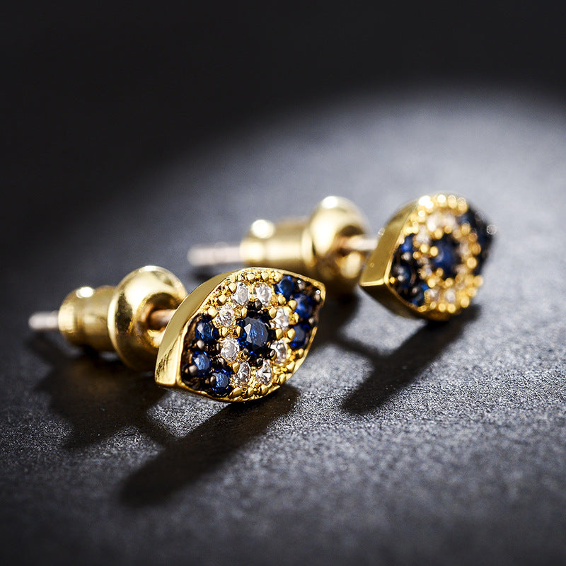 Evil Eyes Protection Stud Earrings - Jera Paris Jewelry