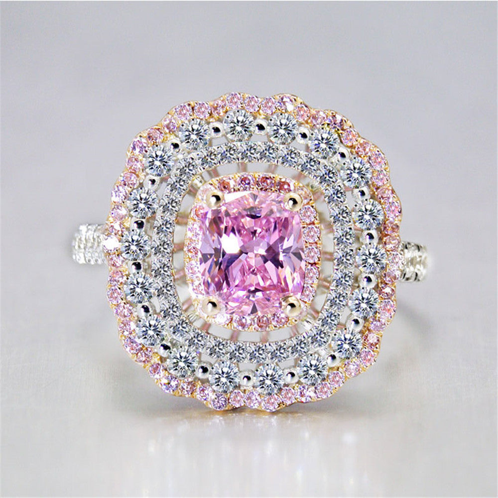 Galaxy 18K Pink Diamond Style Ring - Jera Paris Jewelry