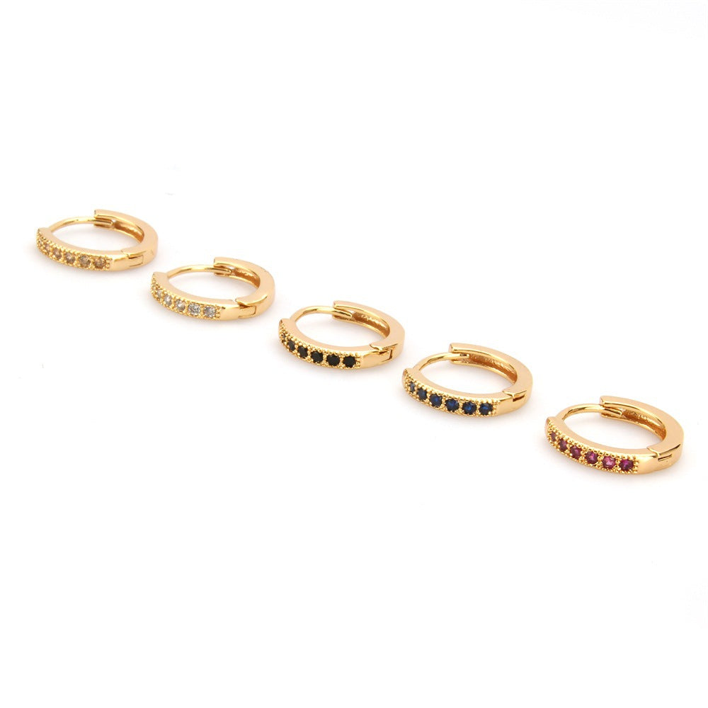 Chole Gold Plated Hoops Earrings - Jera Paris Jewelry