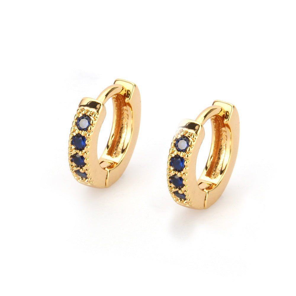 Chole Gold Plated Hoops Earrings - Jera Paris Jewelry