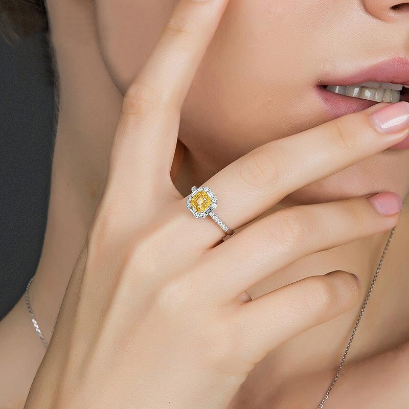 Diana Yellow Diamond Style Ring - Jera Paris Jewelry