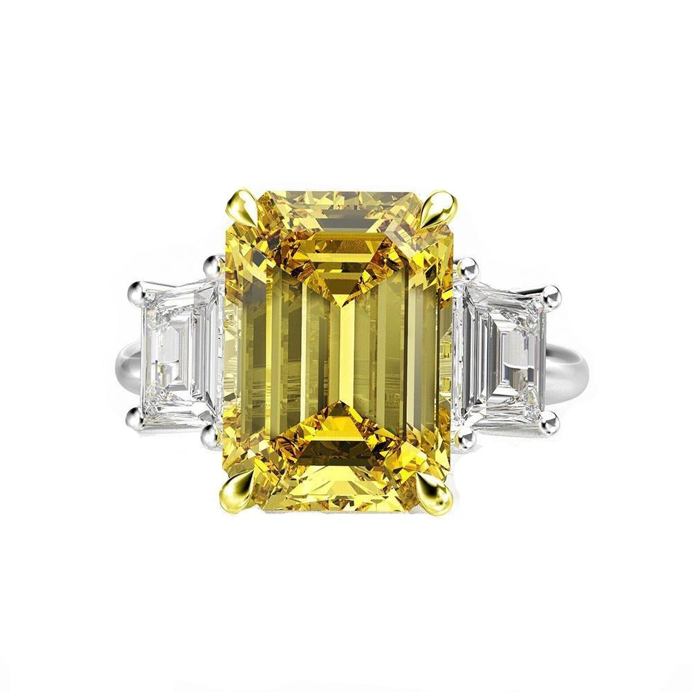 Liz 14ct. Emerald Style Ring - Jera Paris Jewelry