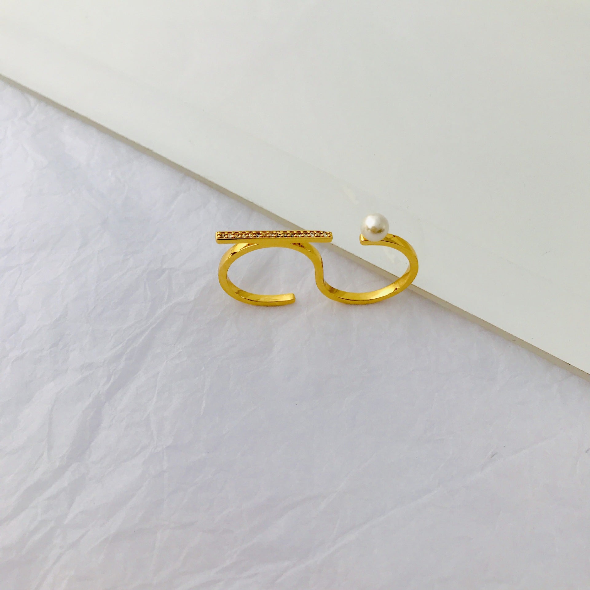 Molly Pearl Designer Ring - Jera Paris Jewelry