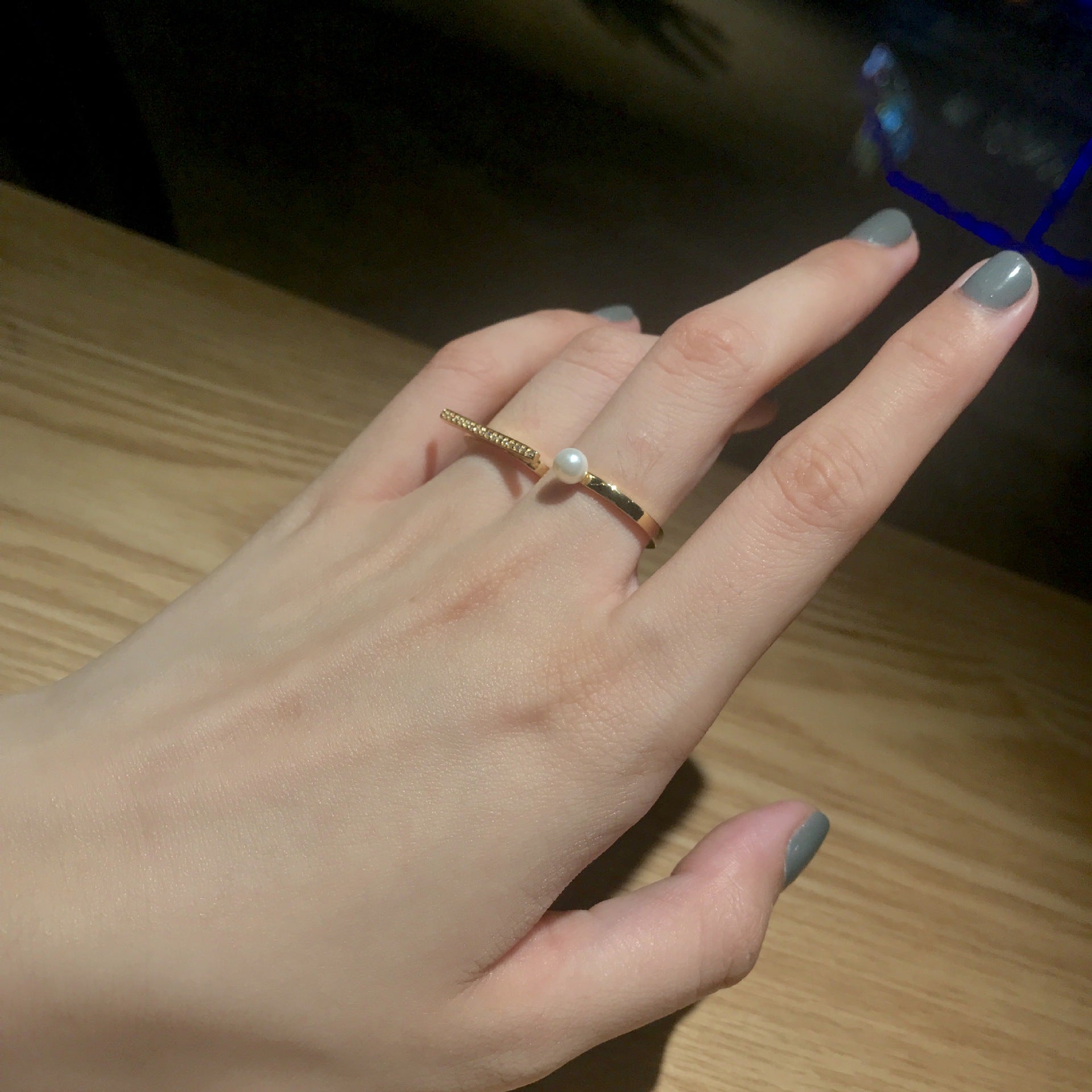 Molly Pearl Designer Ring - Jera Paris Jewelry