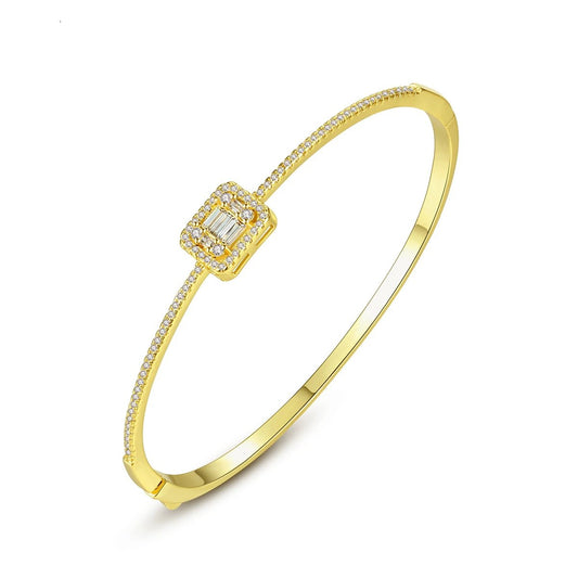 Noe 14K Gold Plated Bangle - Jera Paris Jewelry