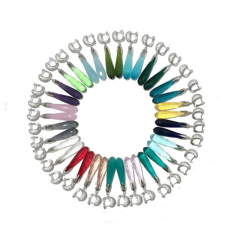 Florence Platinum Colors Earrings - Jera Paris Jewelry