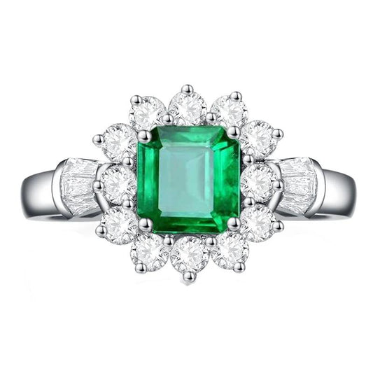 Aria Artisan Emerald 6ct. Ring - Jera Paris Jewelry
