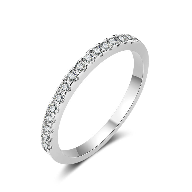 Elise Classic Platinum Style Ring - Jera Paris Jewelry