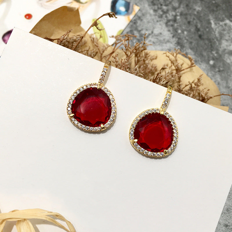 Crystal 14K Gold Plated Earrings - Jera Paris Jewelry