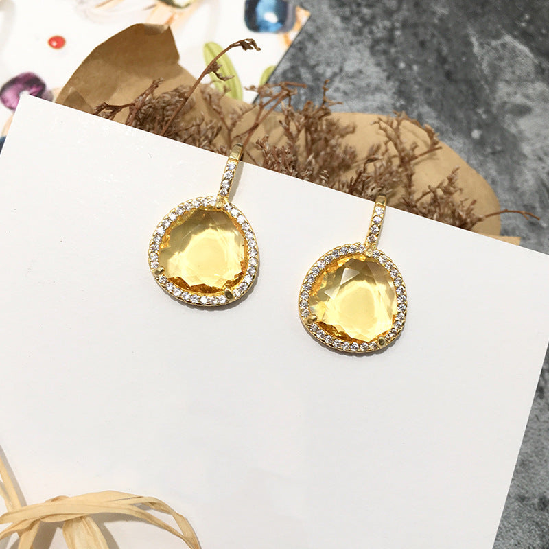 Crystal 14K Gold Plated Earrings - Jera Paris Jewelry