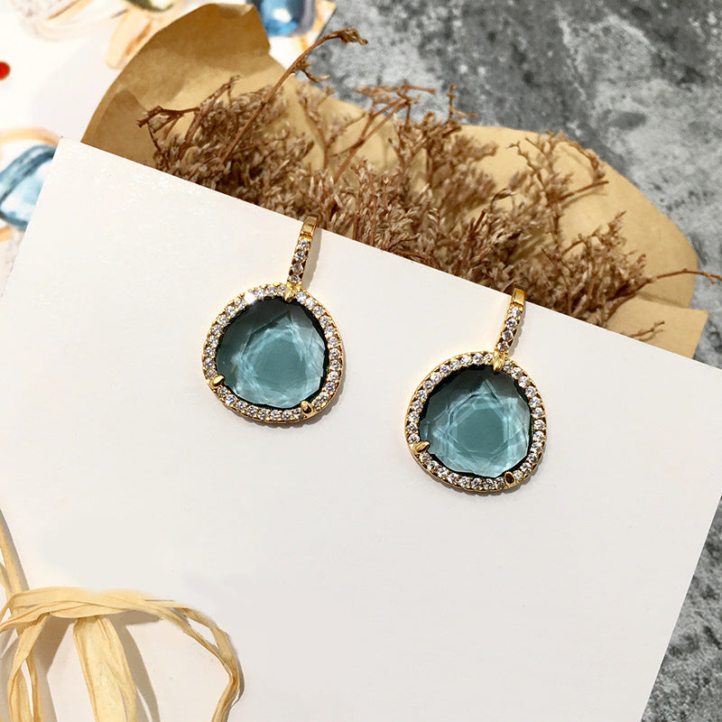 Crystal 14K Gold Plated Earrings - Jera Paris Jewelry