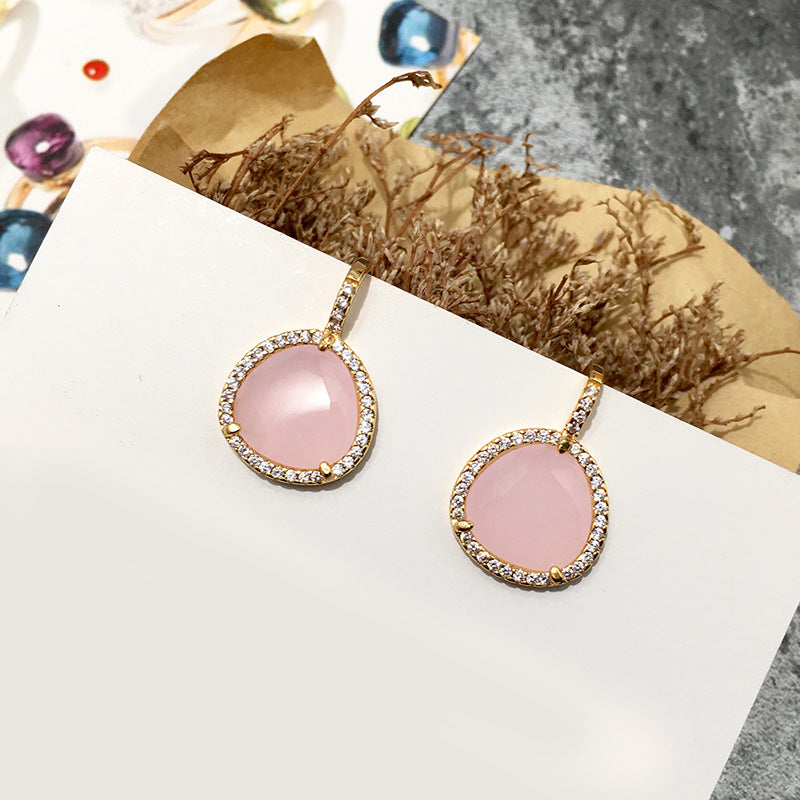 Crystal 14K Gold Plated Earrings - Jera Paris Jewelry