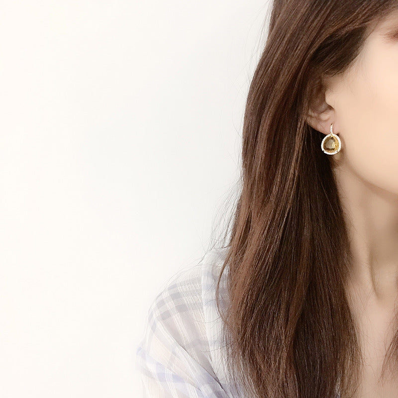 Crystal 14K Gold Plated Earrings - Jera Paris Jewelry