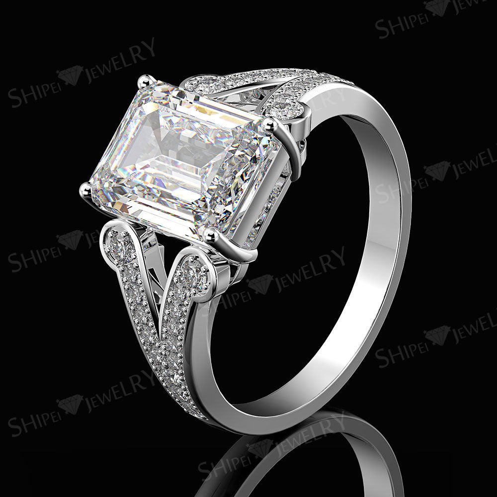 Viola 6ct. Platinum Style Ring - Jera Paris Jewelry