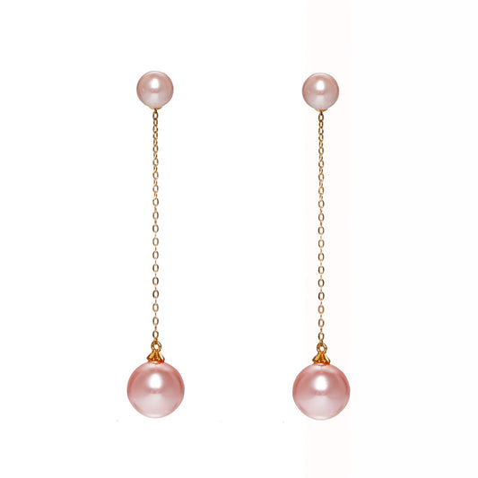 Grace Shell Pearl Drop Earrings - Jera Paris Jewelry