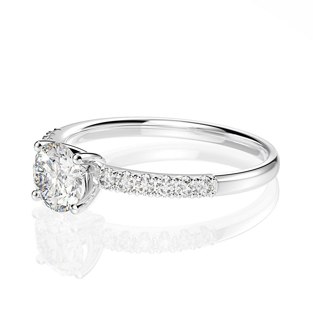 Sia Brilliant Solitaire Platinum Ring - Jera Paris Jewelry