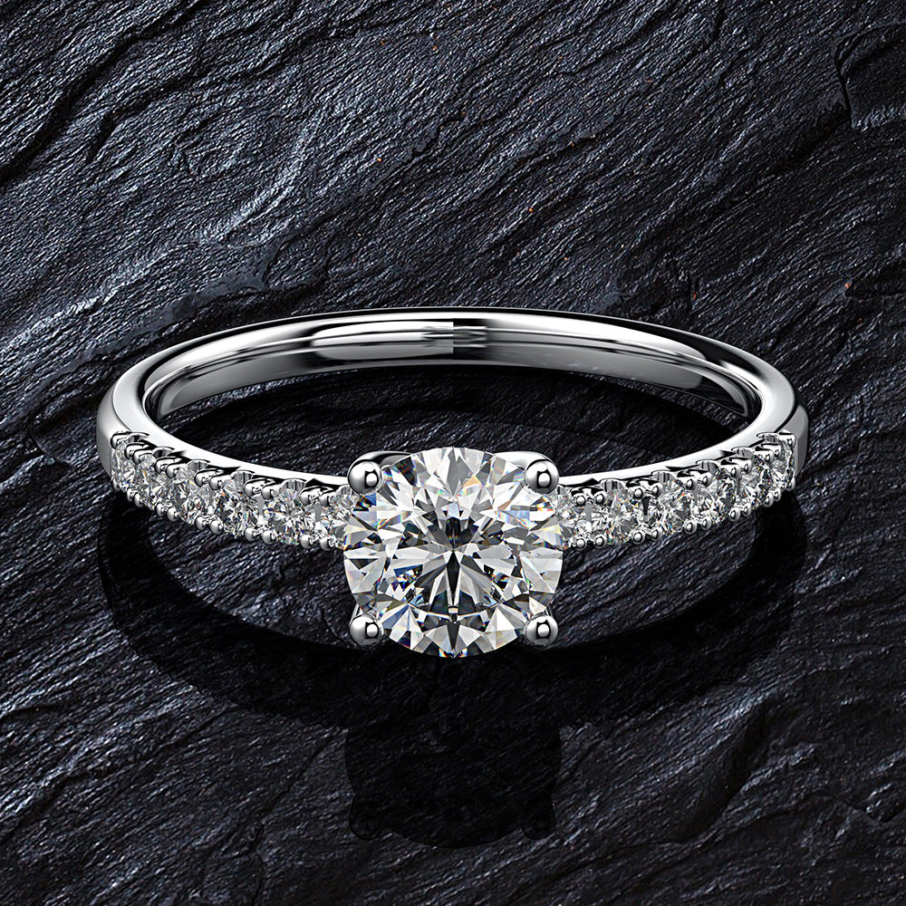 Sia Brilliant Solitaire Platinum Ring - Jera Paris Jewelry