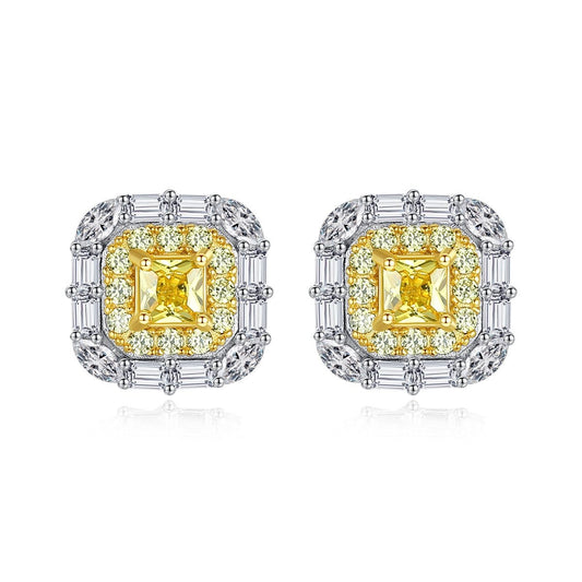 Ode Yellow Diamond Style Earrings - Jera Paris Jewelry