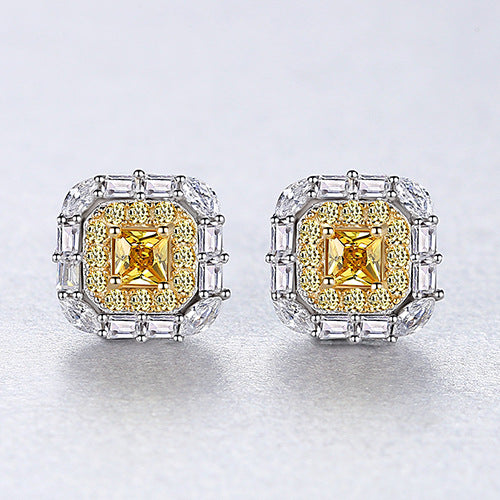 Ode Yellow Diamond Style Earrings - Jera Paris Jewelry