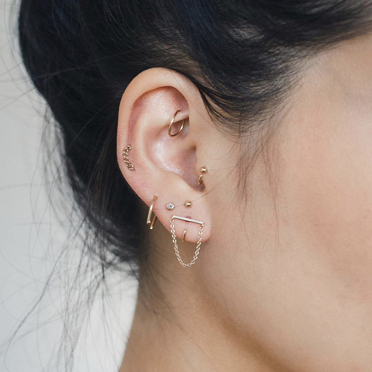 Minimalist 24K Gold Plated Earrings - Jera Paris Jewelry