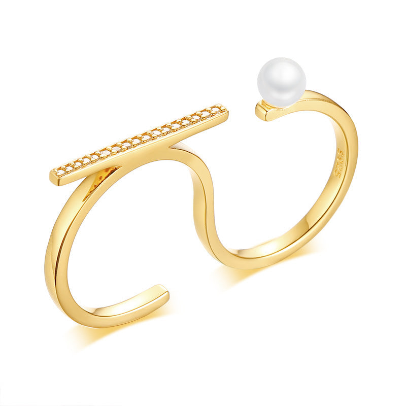 Molly Pearl Designer Ring - Jera Paris Jewelry