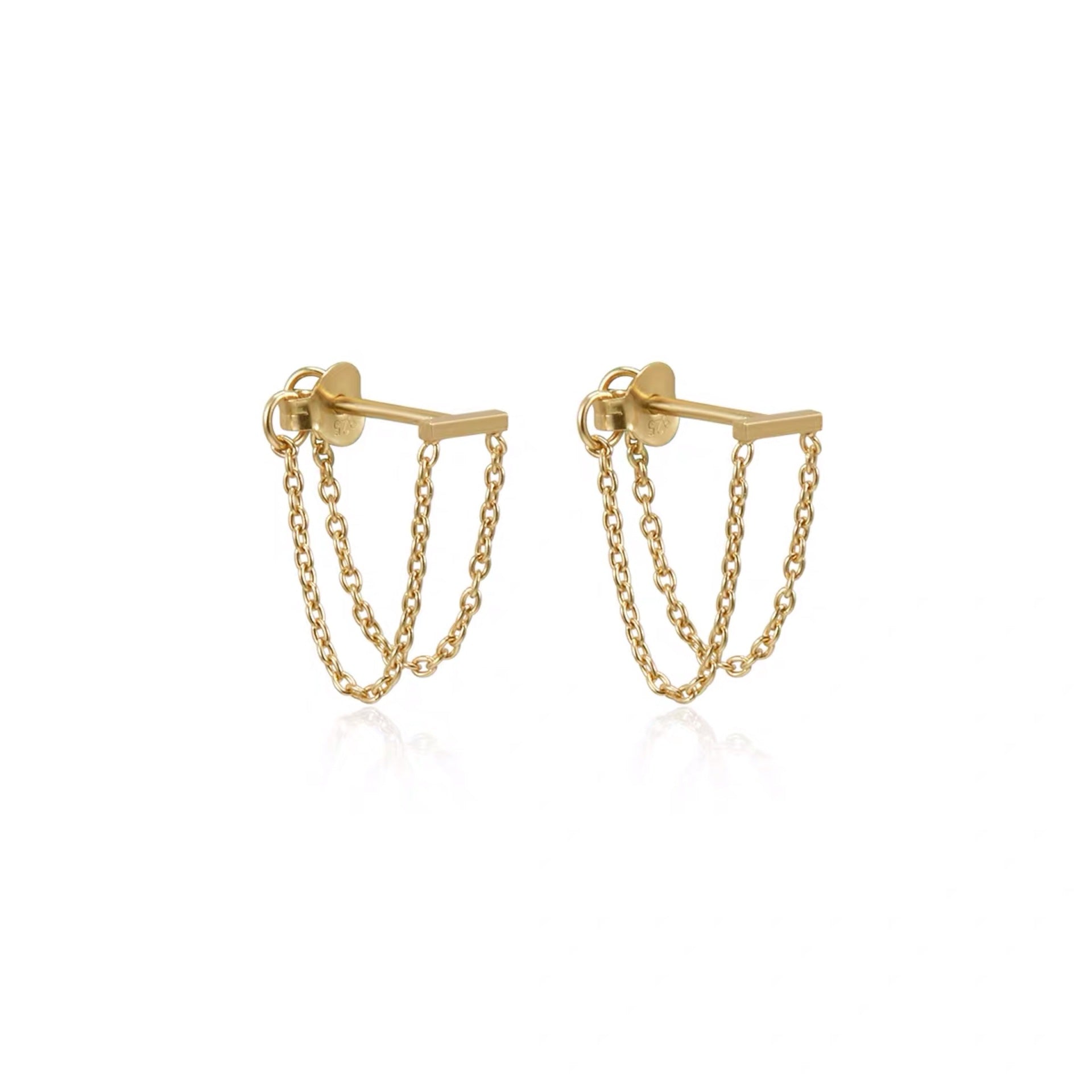 Minimalist 24K Gold Plated Earrings - Jera Paris Jewelry