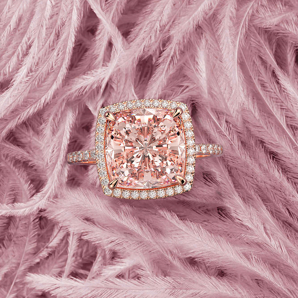 Morganite Style 10ct Ring - Jera Paris Jewelry