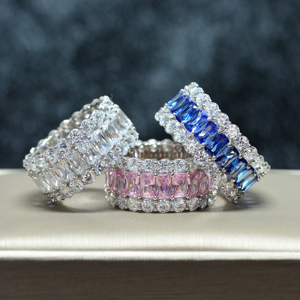 Josephine Multi Colors Band Ring - Jera Paris Jewelry