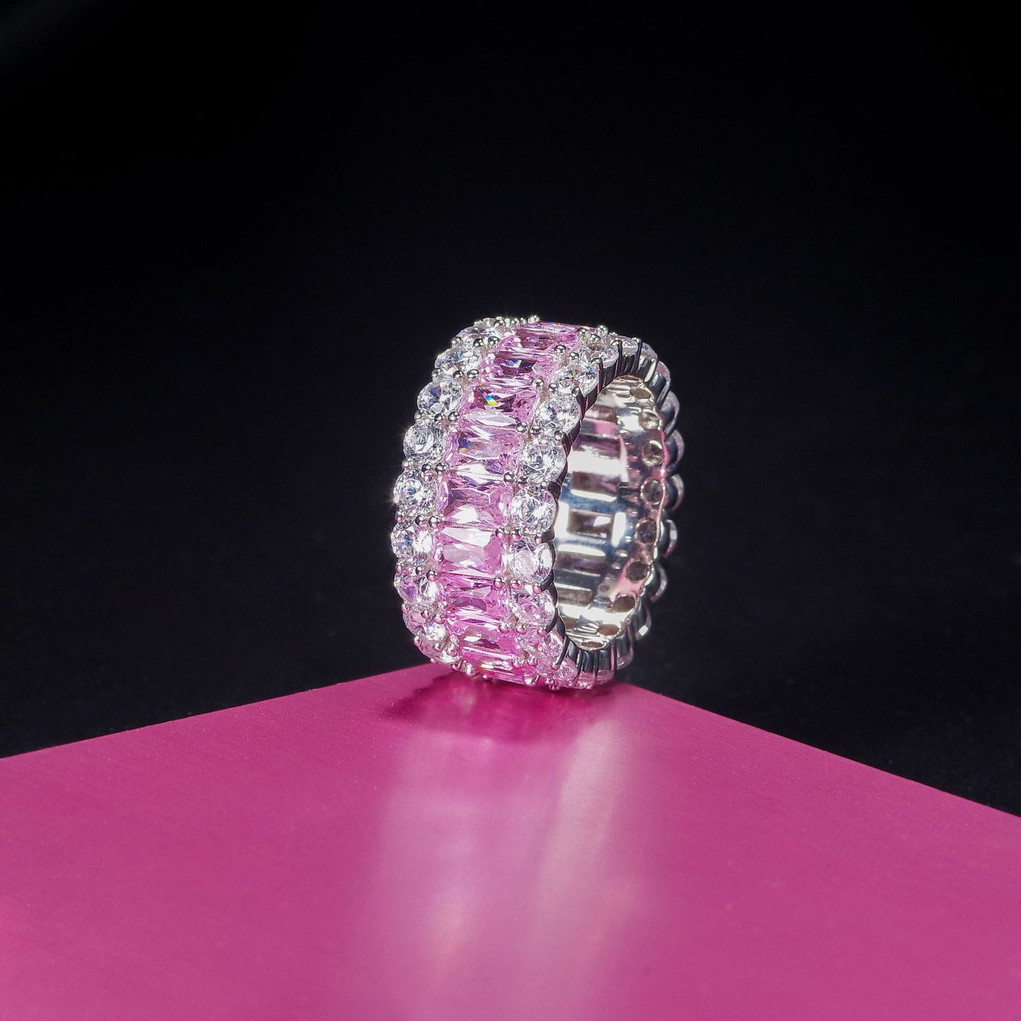Josephine Multi Colors Band Ring - Jera Paris Jewelry