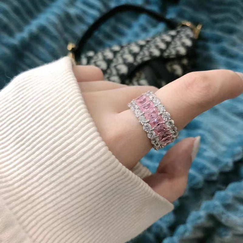 Josephine Multi Colors Band Ring - Jera Paris Jewelry