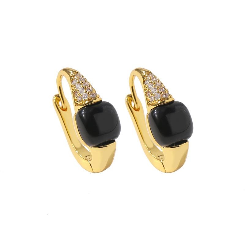Milano 14K Plated Crystal Earrings - Jera Paris Jewelry