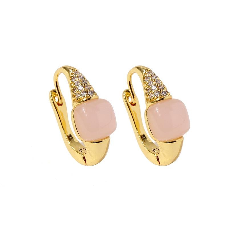 Milano 14K Plated Crystal Earrings - Jera Paris Jewelry