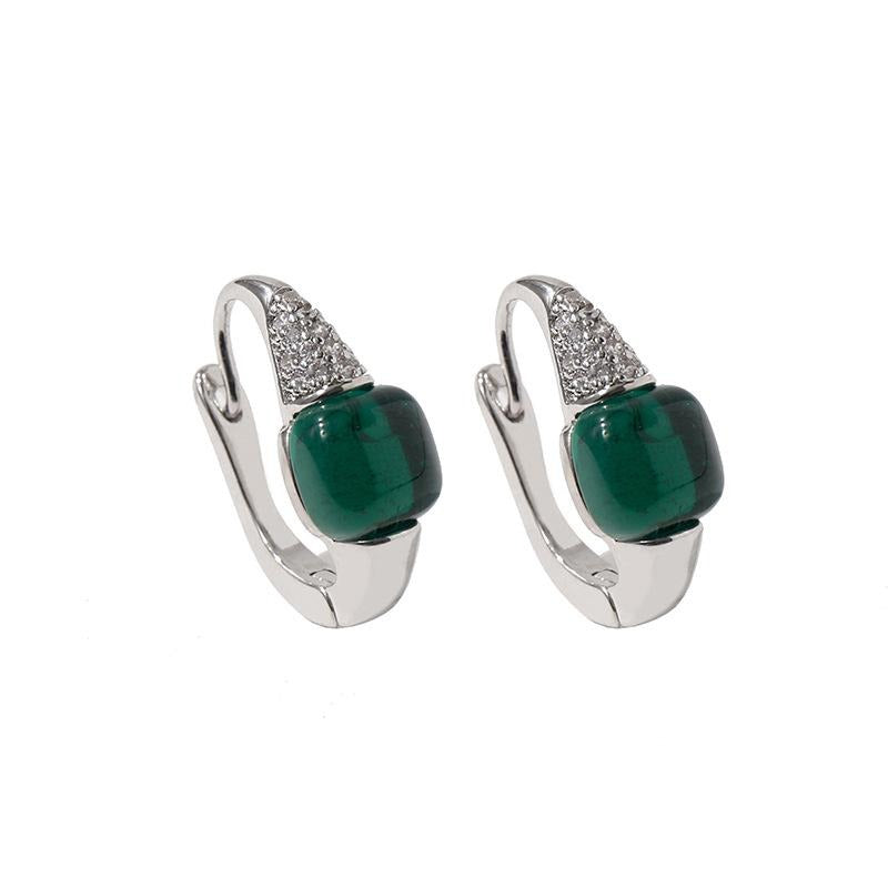 Milano 14K Plated Crystal Earrings - Jera Paris Jewelry