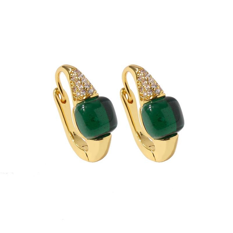Milano 14K Plated Crystal Earrings - Jera Paris Jewelry
