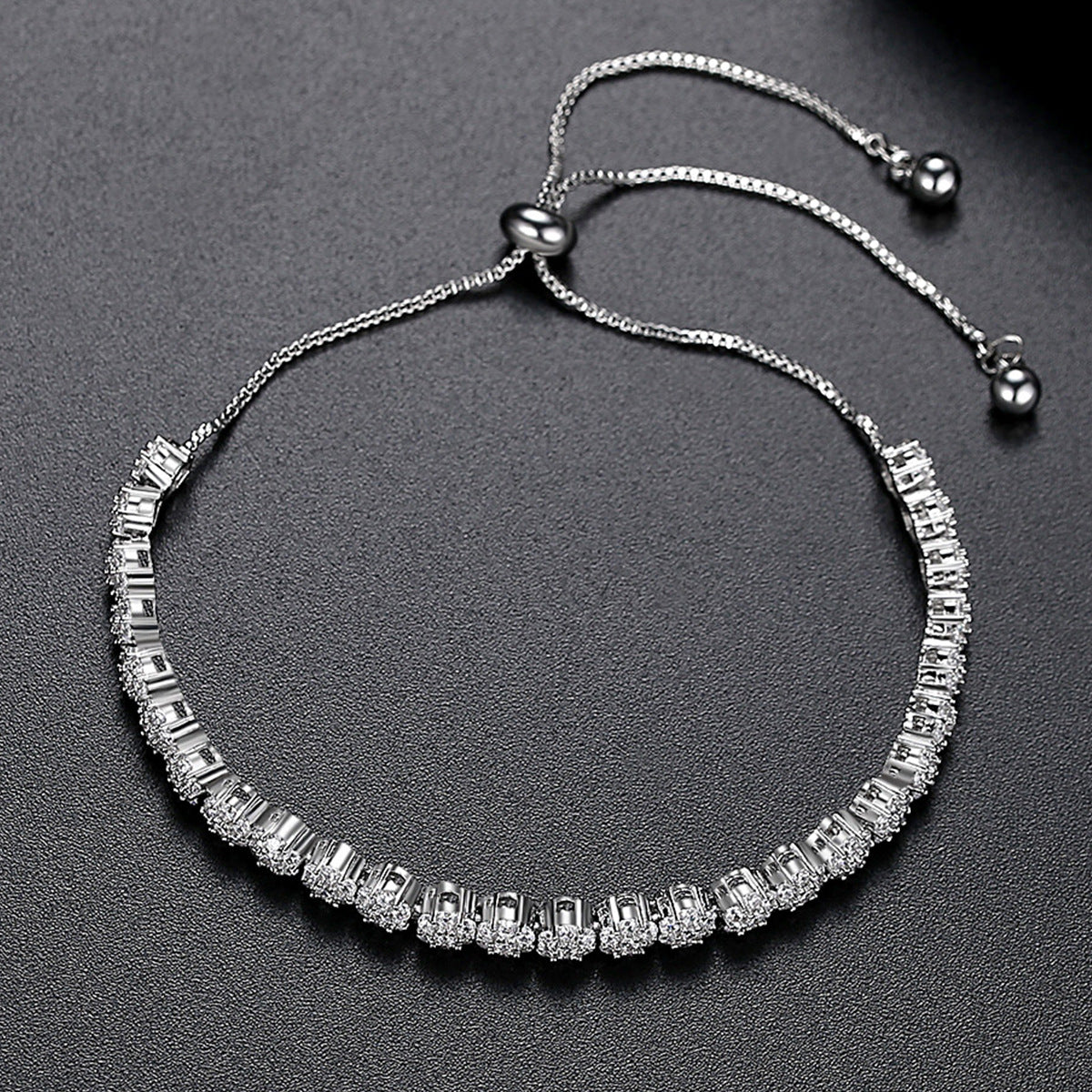 Joelene Tennis Adjustable Bracelet - Jera Paris Jewelry