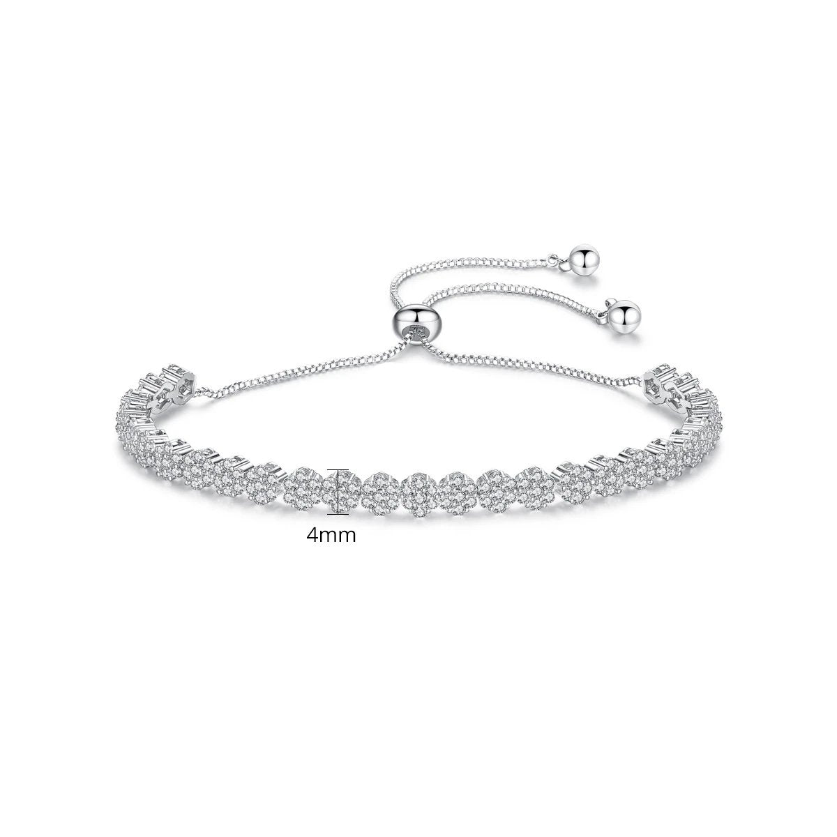 Joelene Tennis Adjustable Bracelet - Jera Paris Jewelry