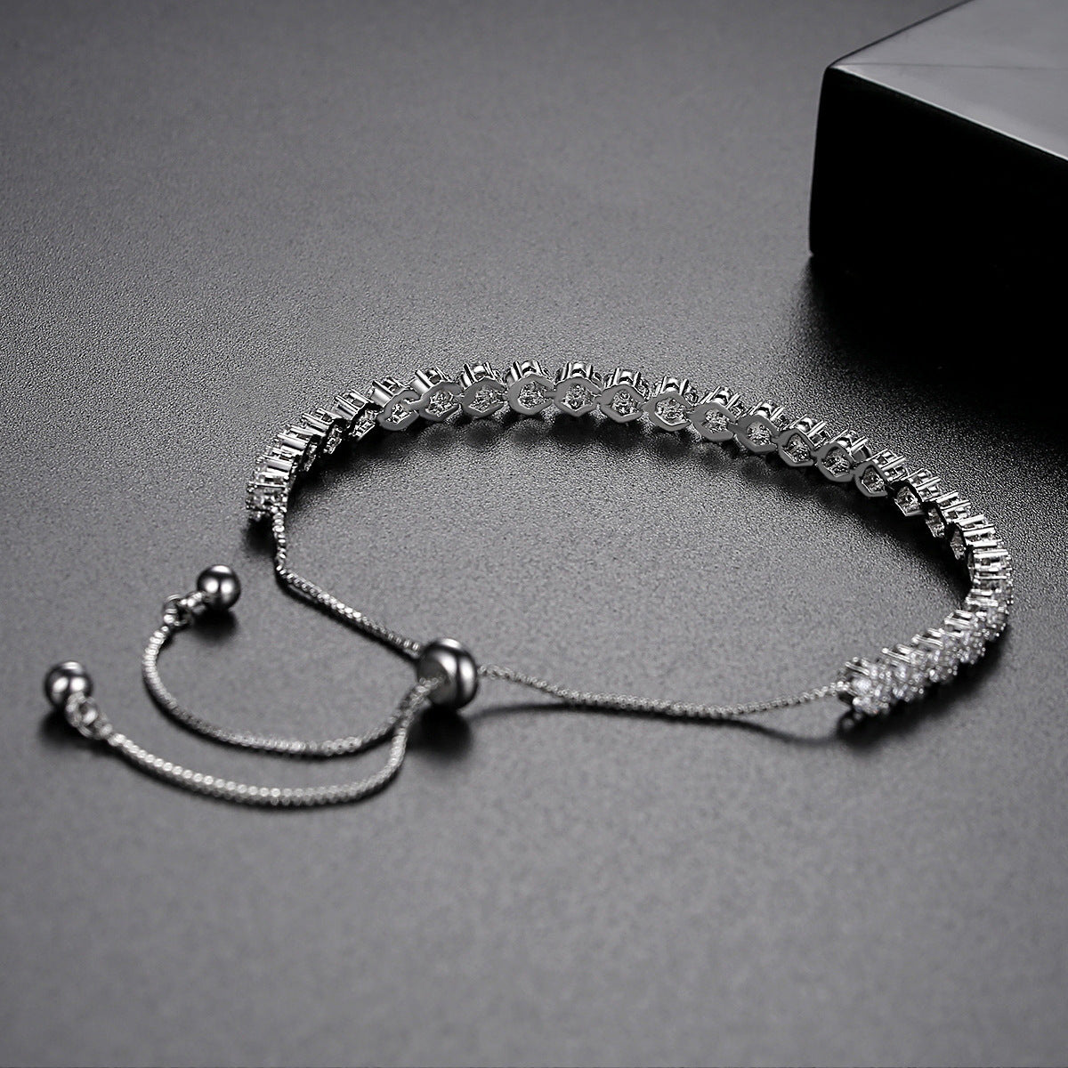 Joelene Tennis Adjustable Bracelet - Jera Paris Jewelry