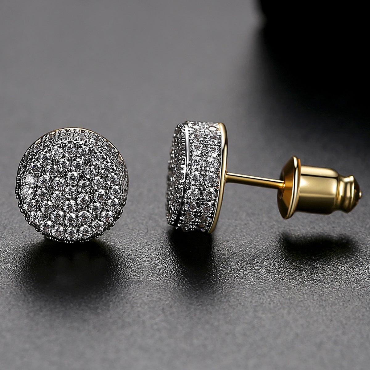 Moi Pave Platinum Style Earrings - Jera Paris Jewelry