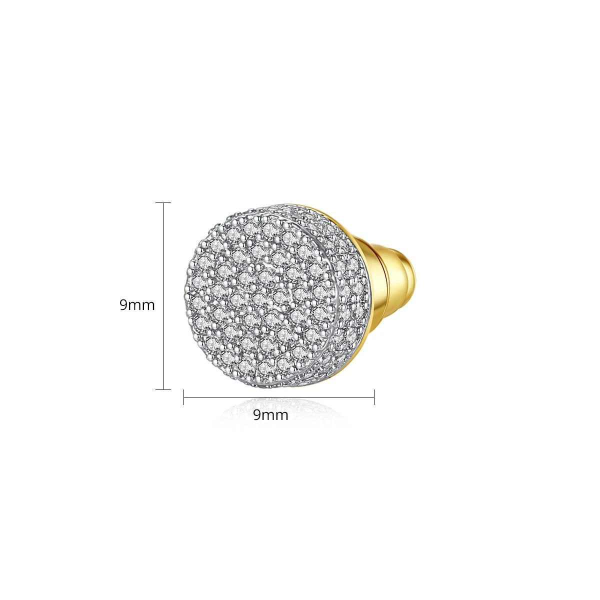 Moi Pave Platinum Style Earrings - Jera Paris Jewelry