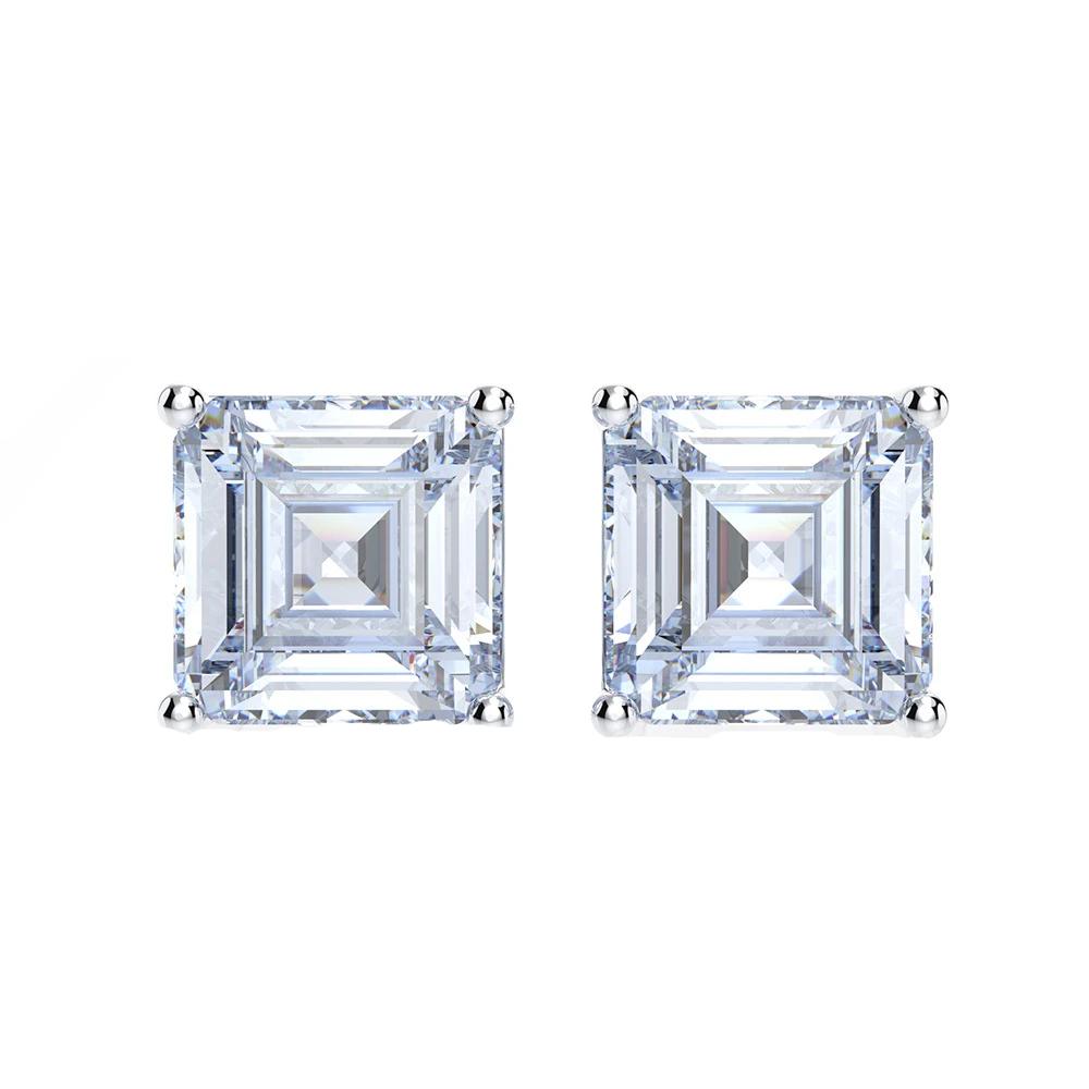 Radiant 2ct. Stud Earrings - Jera Paris Jewelry