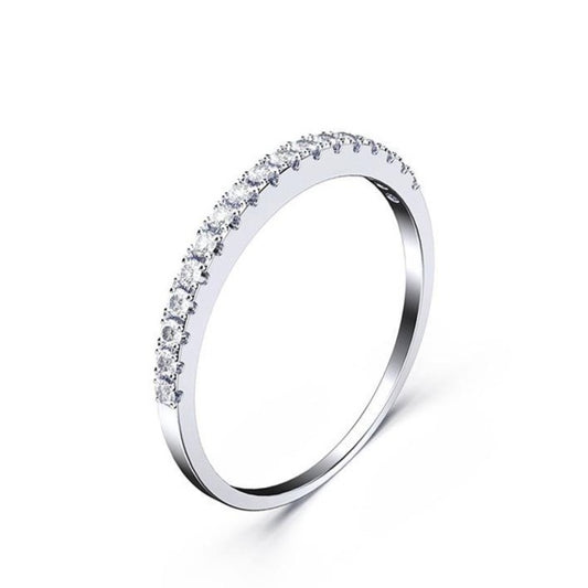 Belle Eternity Platinum Plated Ring - Jera Paris Jewelry