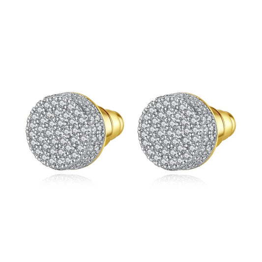 Moi Pave Platinum Style Earrings - Jera Paris Jewelry