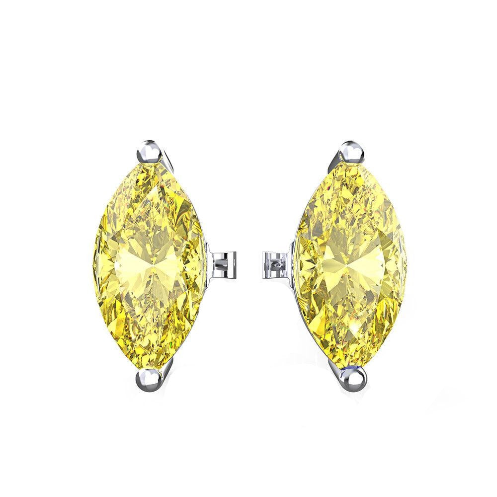 Marquise Multi Color Stud Earrings - Jera Paris Jewelry