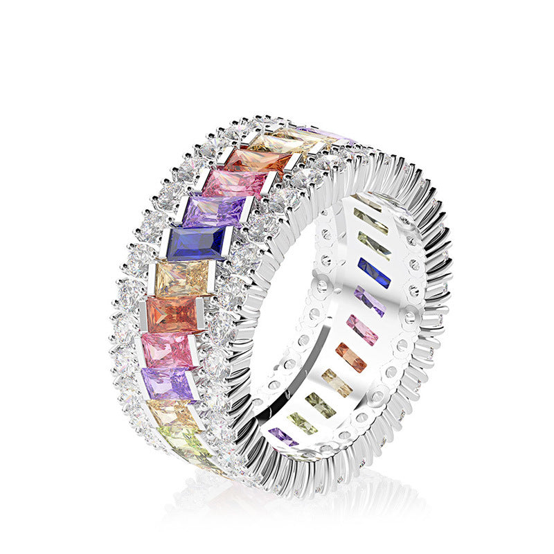 Cloette Platinum Style Band Ring - Jera Paris Jewelry