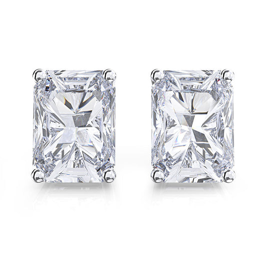 Mia Emerald Cut Stud Earrings - Jera Paris Jewelry