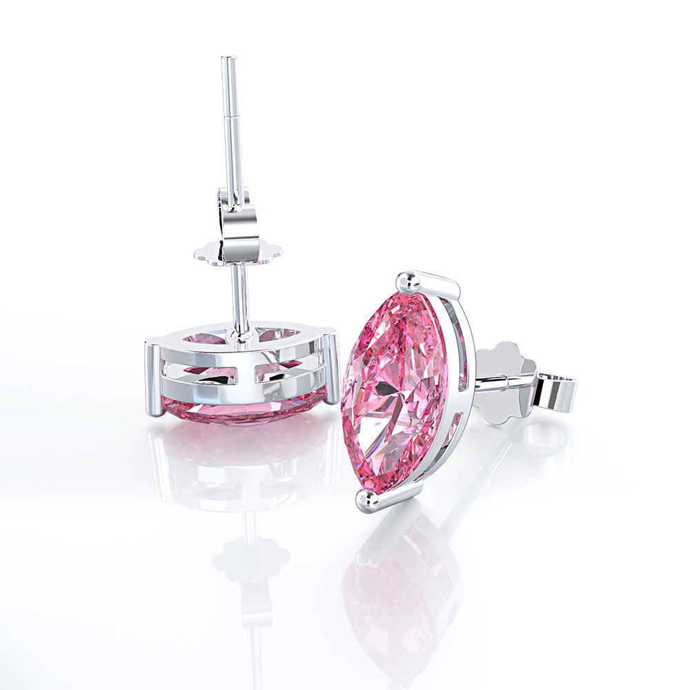 Marquise Multi Color Stud Earrings - Jera Paris Jewelry