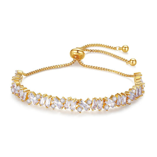 Alice Rose Gold Adjustable Bracelet - Jera Paris Jewelry
