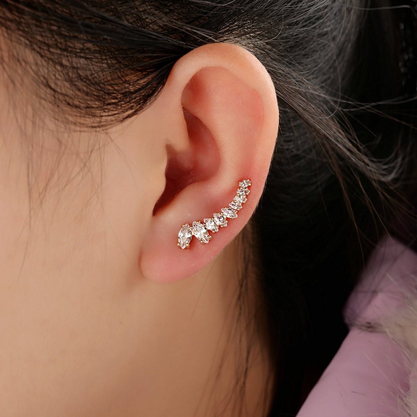 Angel Trendy Earrings Jackets - Jera Paris Jewelry