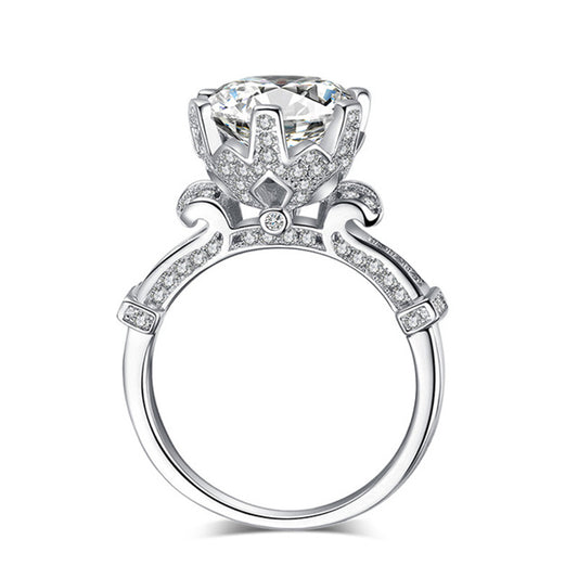 Avery Crown Princes Cushion Ring - Jera Paris Jewelry