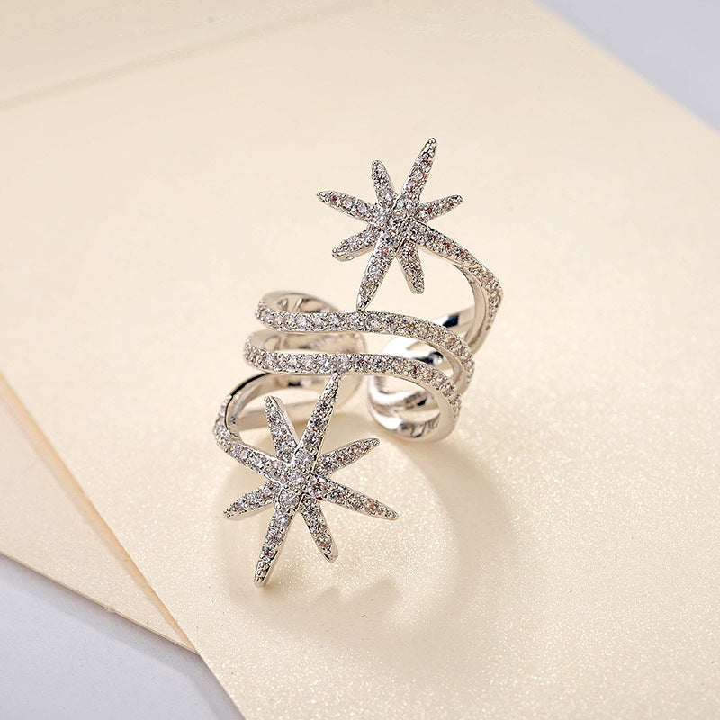 Solitaire Chic Adjustable Ring - Jera Paris Jewelry